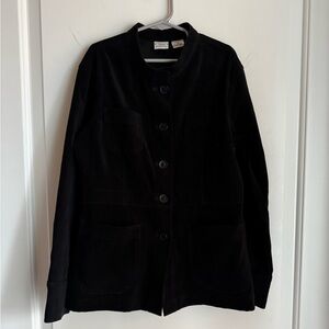 Talbots Kids Black Suede-Style Jacket (Girls 10)